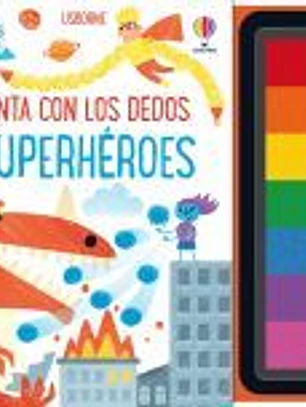 SUPERHEROES PINTA DEDOS