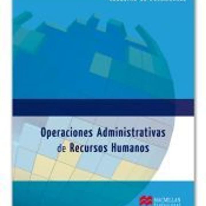 Operaciones Administrativas de Recursos Humanos cuaderno documentos 2011 1