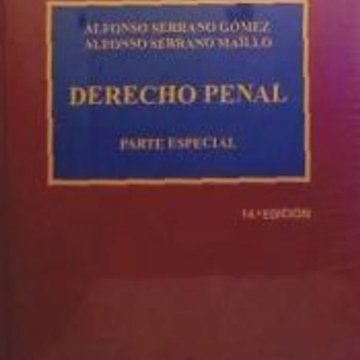 DERECHO PENAL ESPECIAL 14ª ED. 1