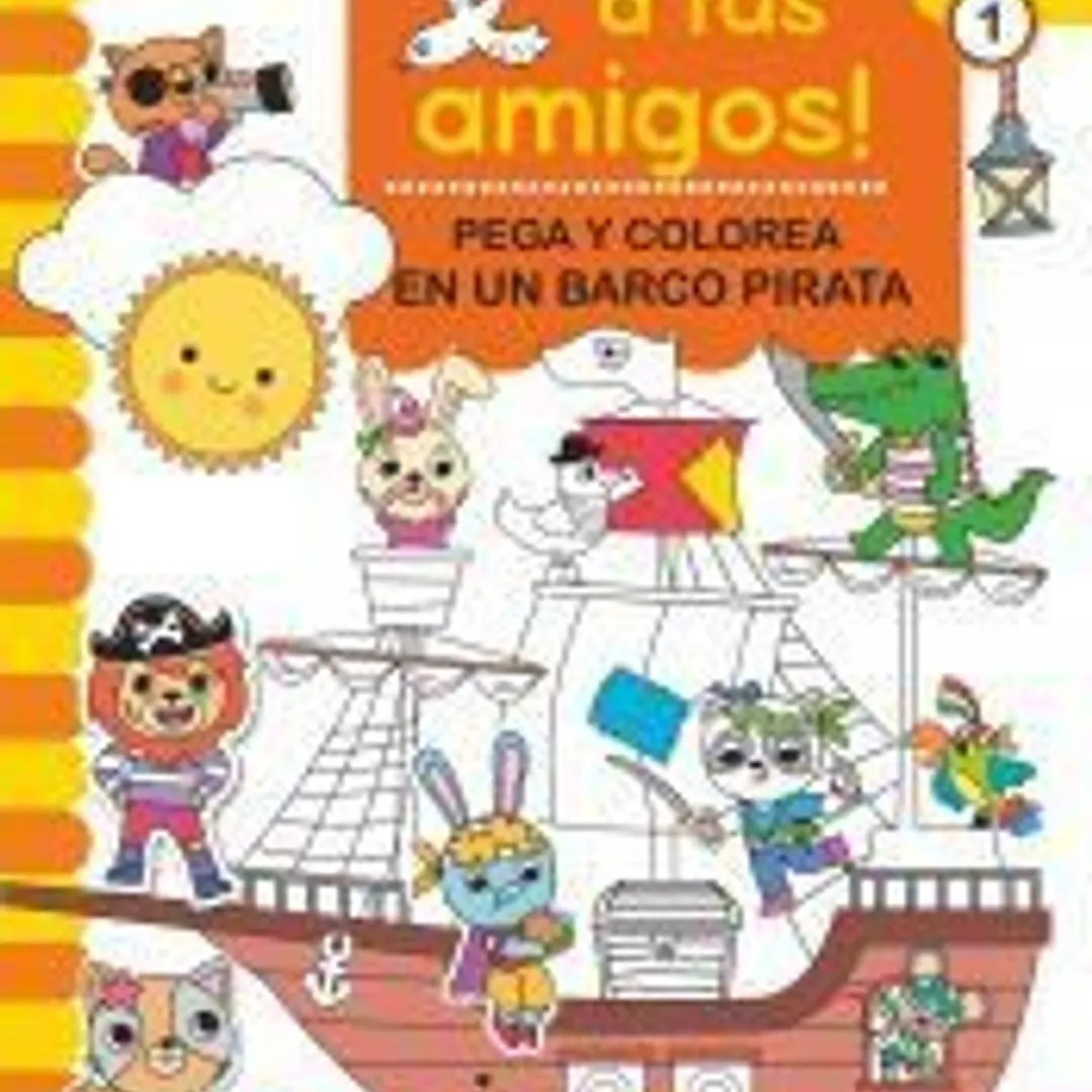 Â¡BUSCA A TUS AMIGOS! STICK & COLOR EN UN BARCO PIRATA 1