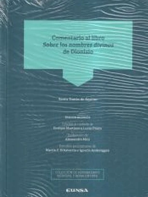 Comentario al libro Sobre los nombres divinos de Dionisio