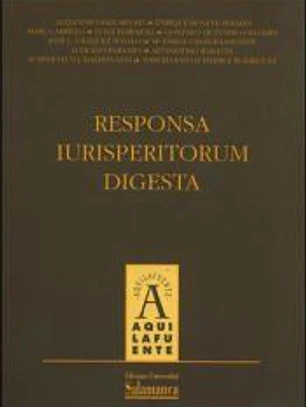 Responsa Iurisperitorum Digesta, vol. I