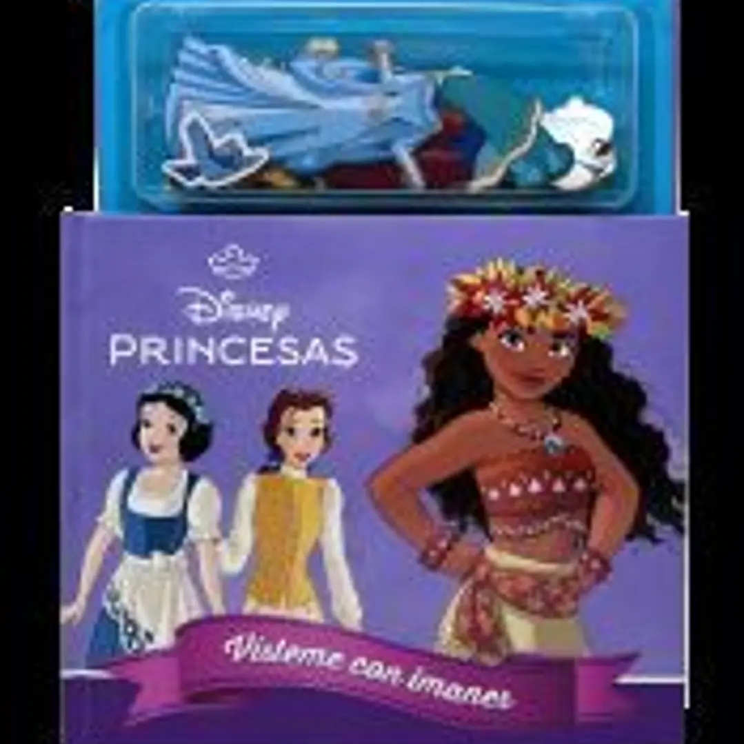 Princesas. Vísteme con imanes: Libro magnético 1
