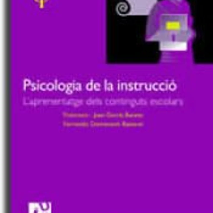 Psicologia de la instrucció. L'aprenentatge dels continguts escolars 1