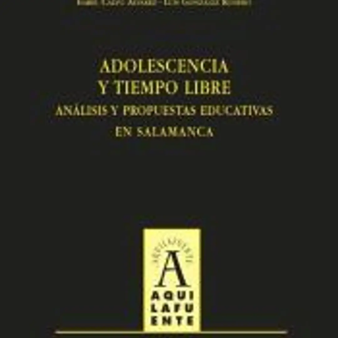 ADOLESCENCIA Y TIEMPO LIBRE:ANALISIS PROPUESTAS EDUCA.SALAM. 1