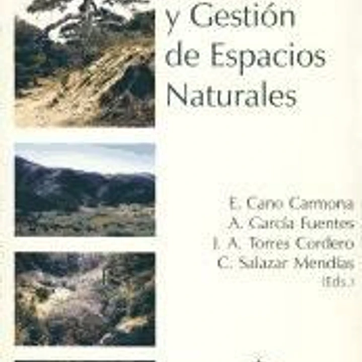Valoración y gestión de espacios naturales 1