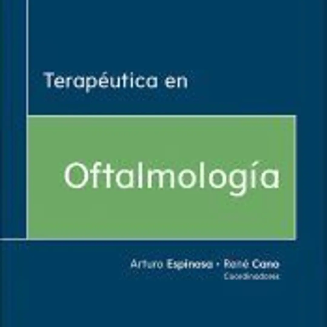 Terapéutica en oftalmología 1
