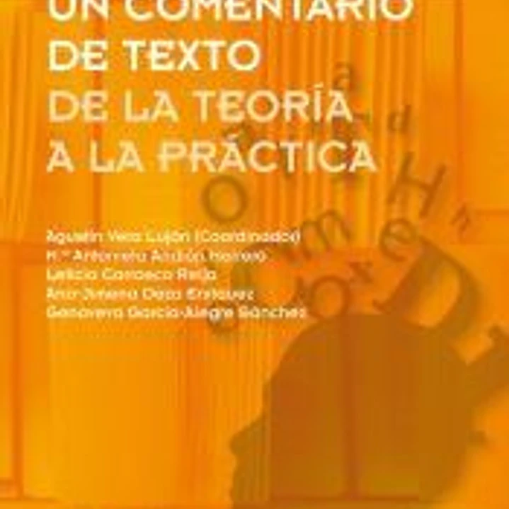 Cómo hacer un comentario de texto 1