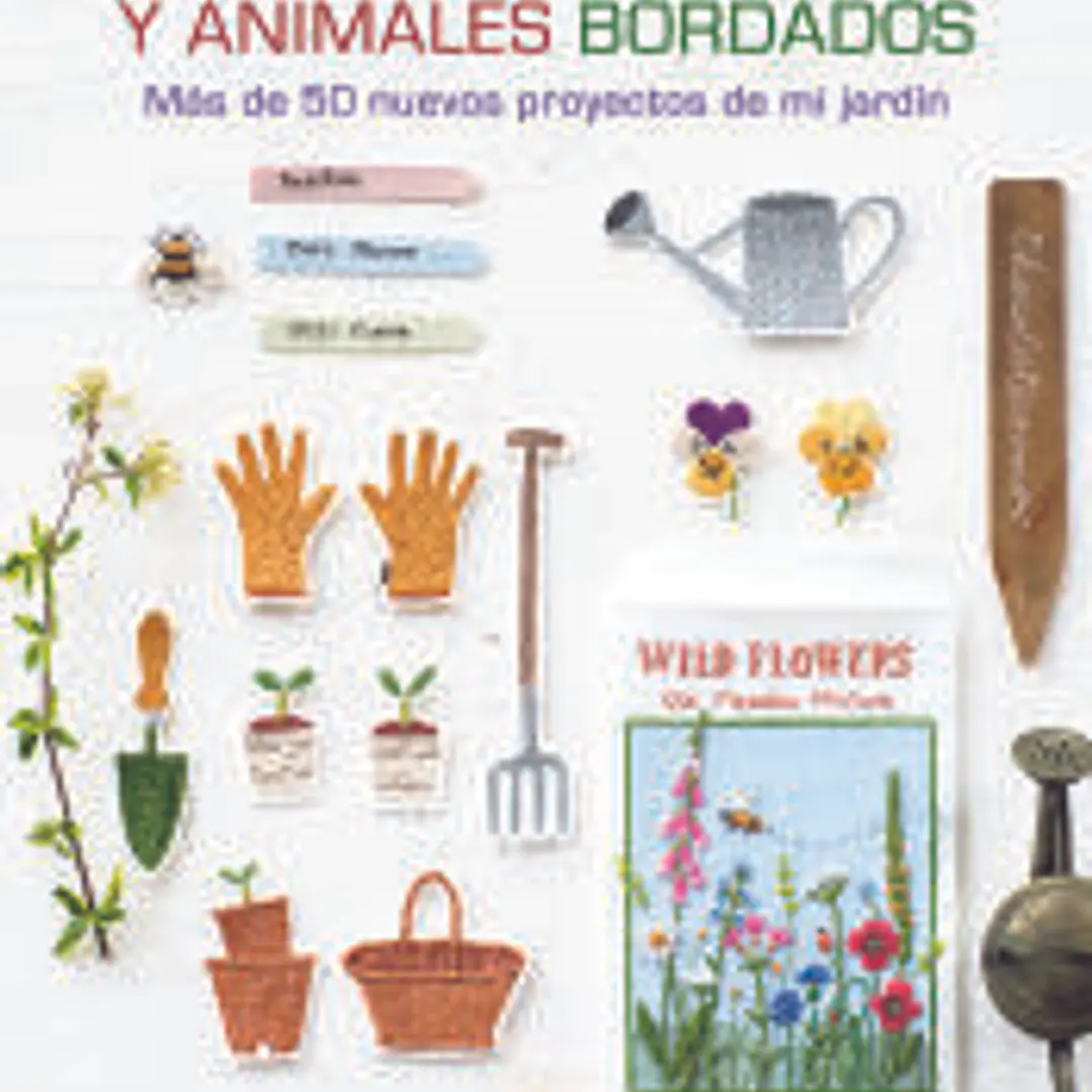 Mis flores, plantas y animales bordados 1