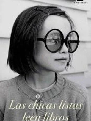Cartel Las chicas listas leen libros