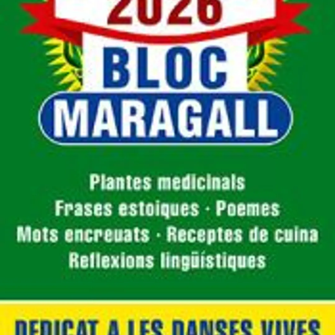 2026 * BLOC CALENDARI MARAGALL GRAN 100X148 1