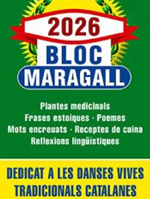 2026 * BLOC CALENDARI MARAGALL GRAN 100X148
