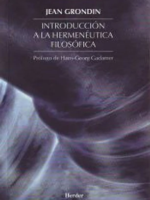 Introducción a la hermenéutica filosófica