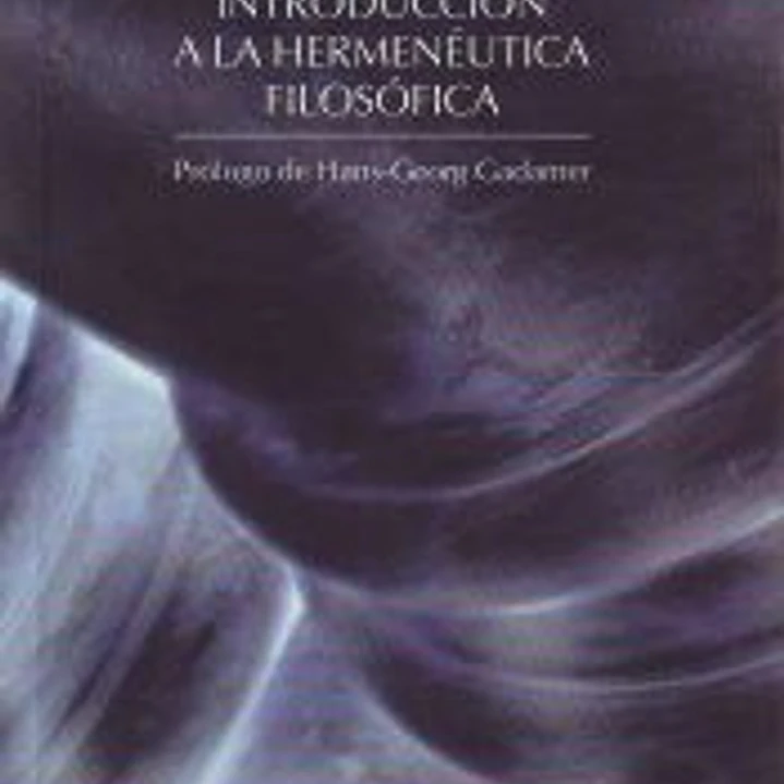 Introducción a la hermenéutica filosófica 1