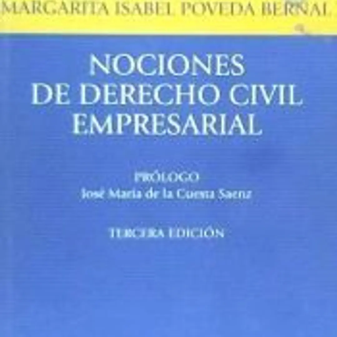 NOCIONES DE DERECHO CIVIL EMPRESARIAL 1