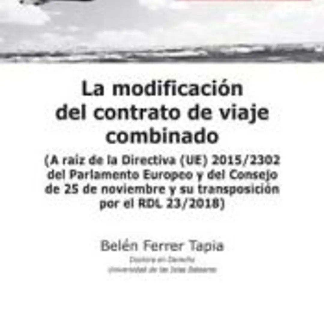La modificación del contrato de viaje combinado 1