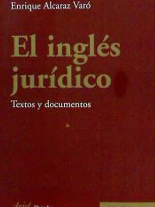 El inglés jurídico