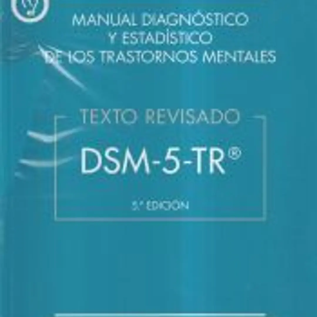 DSM-5-TR Manual Diagnóstico y Estadístico de los Trastornos Mentales 1
