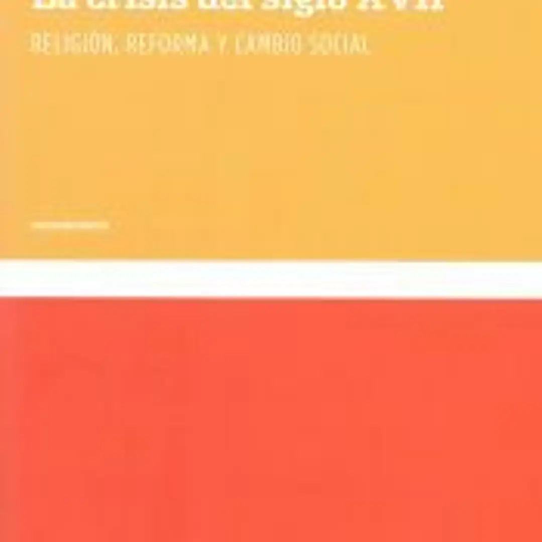 CRISIS DEL SIGLO XVII,LA 1