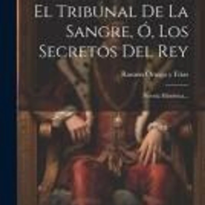 El Tribunal De La Sangre, Ó, Los Secretos Del Rey: Novela Histórica... 1