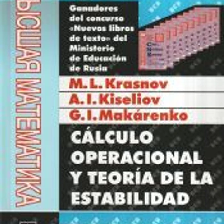 Cálculo operacional y teoría de la estabilidad: breve exposición del material teórico y problemas con soluciones detalladas 1