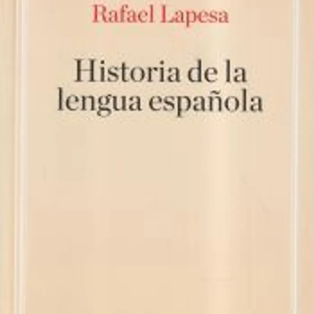 Historia de la lengua española 1