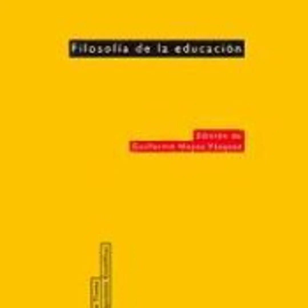 Filosofía de la educación 1