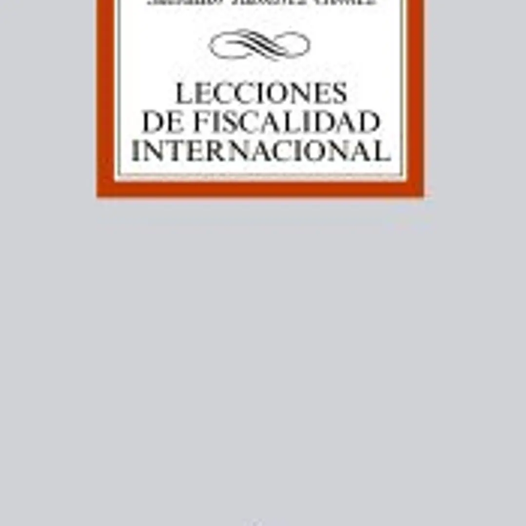 Lecciones de fiscalidad internacional 1