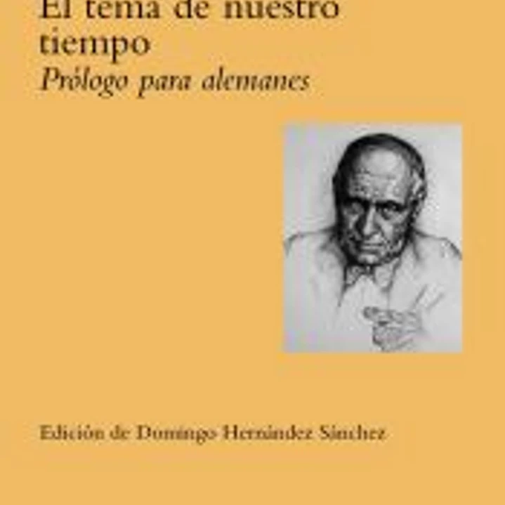 El tema de nuestro tiempo. 1