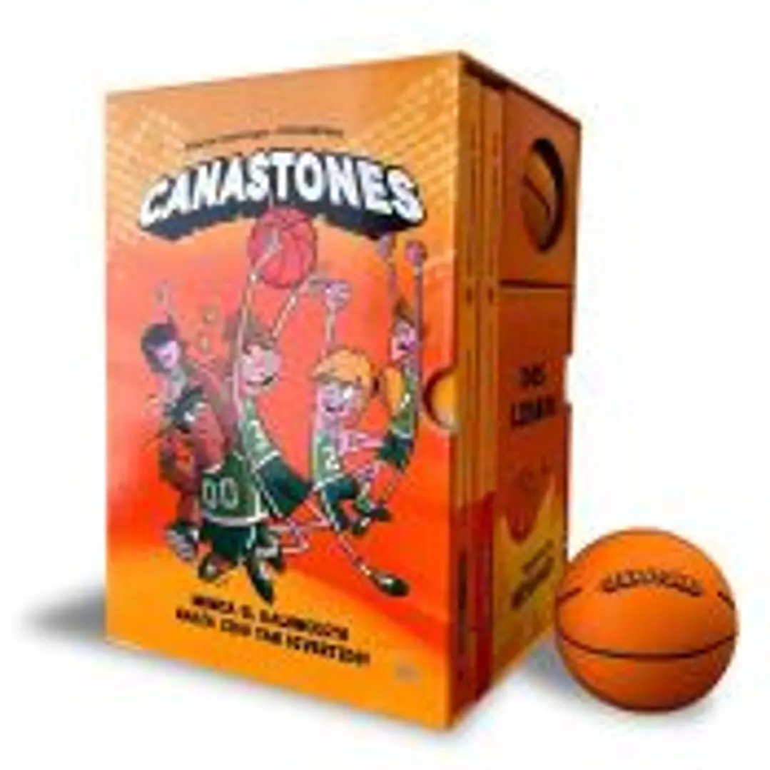 Estuche Canastones: 2 libros + pelota 1