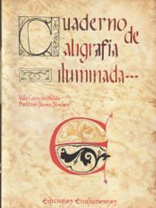 Cuaderno de caligrafía iluminada