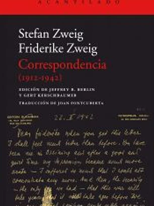Correspondencia (1912-1942)