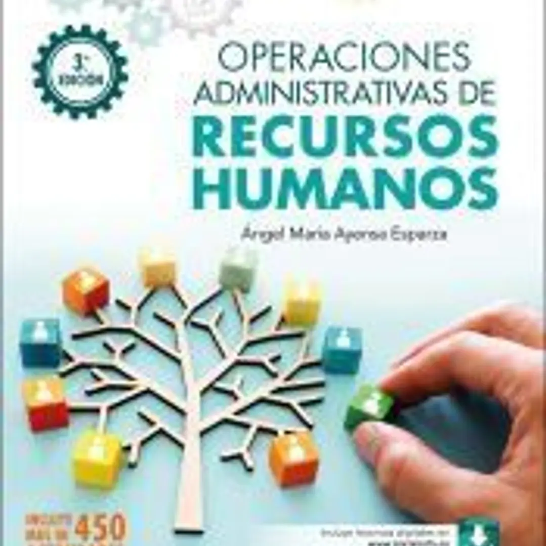 Operaciones administrativas de recursos humanos 3.ª edición 1