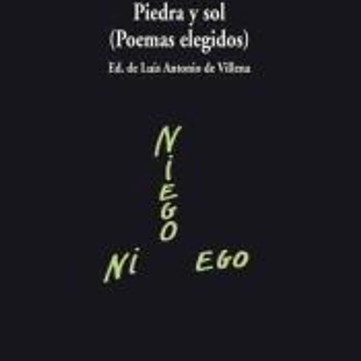 Piedra y sol (poemas elegidos) 1