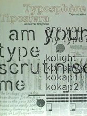 Tiposfera. Las nuevas tipografías
