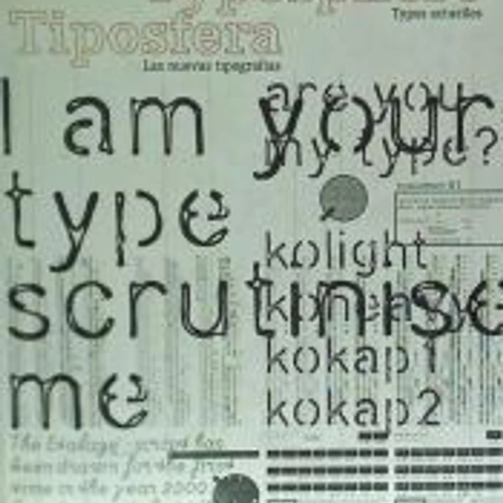 Tiposfera. Las nuevas tipografías 1