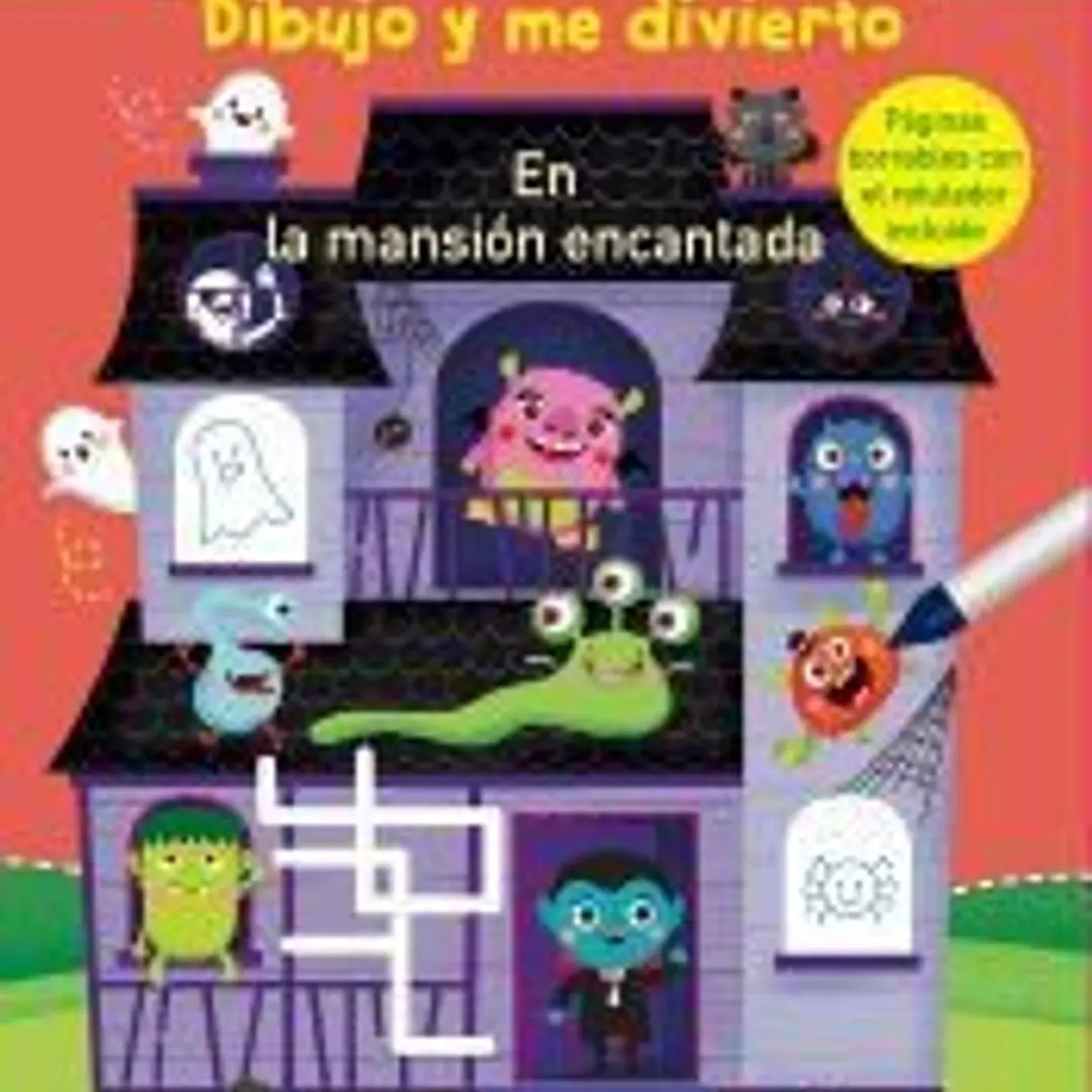 DIBUJO Y ME DIVIERTO MANSIÓN ENCANTADA 1