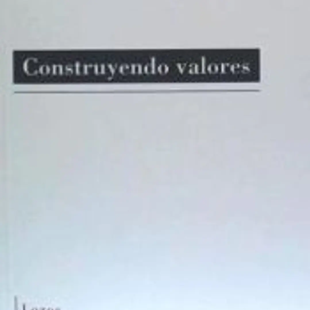 Construyendo Valores 1