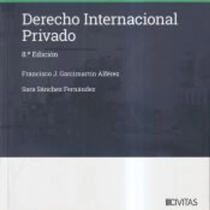 Derecho Internacional Privado 1