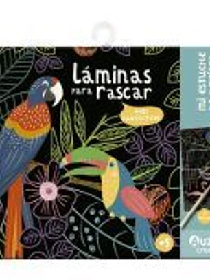 AVES FANTASTICAS - LAMINAS PARA RASCAR
