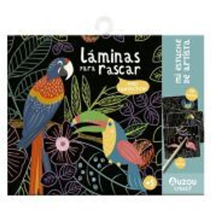AVES FANTASTICAS - LAMINAS PARA RASCAR 1