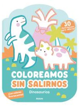 Coloreamos sin salirnos. Dinosaurios