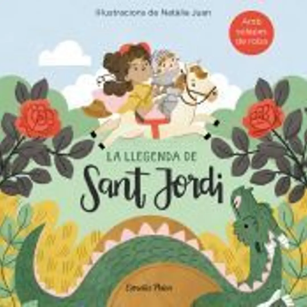 La llegenda de Sant Jordi amb solapes de roba 1