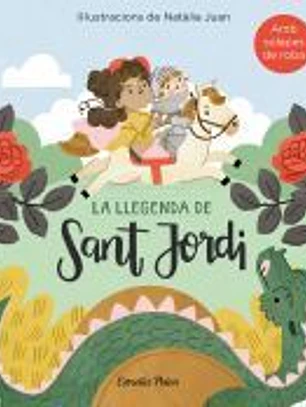 La llegenda de Sant Jordi amb solapes de roba