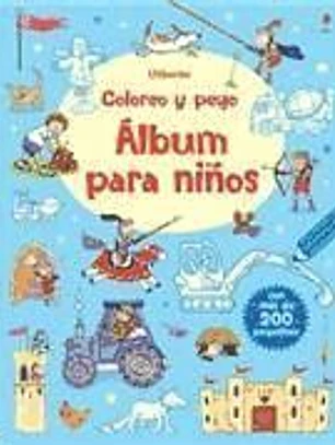 Álbum para niños. Coloreo y pego