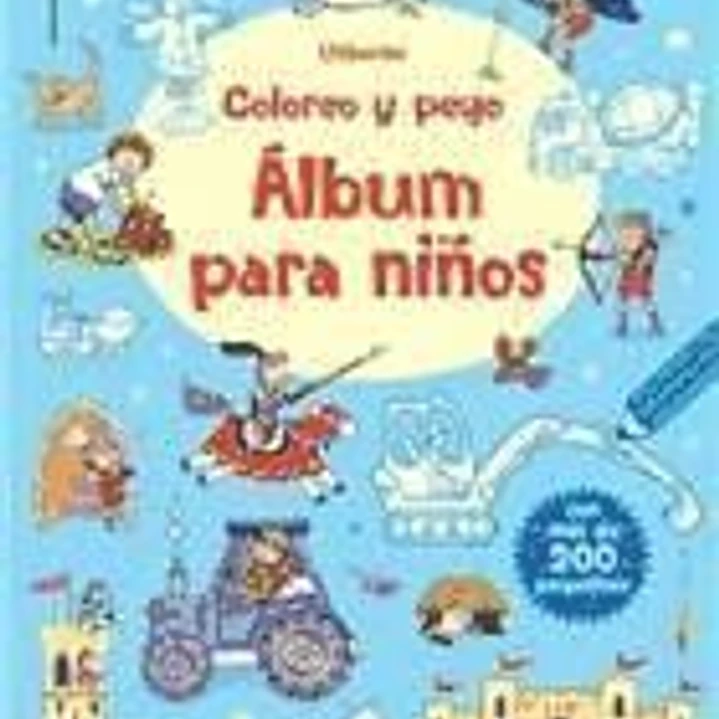Álbum para niños. Coloreo y pego 1