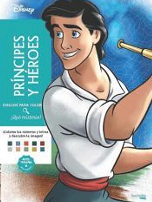 Dibujos para colorear, ¡qué misterio! Príncipes y Héroes
