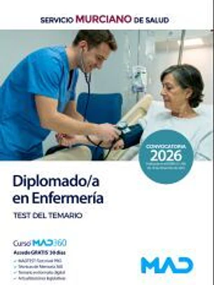 Diplomado en Enfermería. Test del Temario. Servicio Murciano de Salud (SMS)