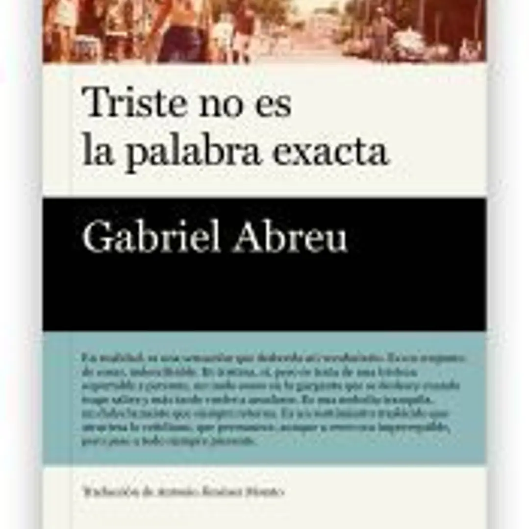 Triste no es la palabra exacta 1