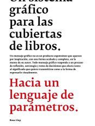 Un sistema gráfico para las cubiertas de libros: hacia un lenguaje de parámetros